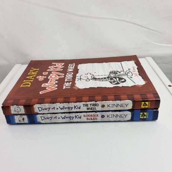 Diary of a Wimpy Kid Jeff Kinney Set of Two Paperback Books - Picture 3 of 3